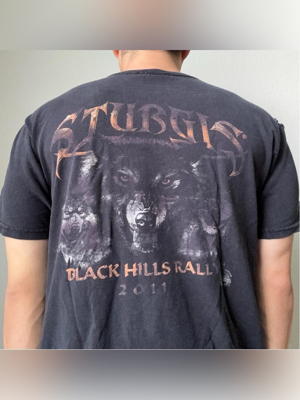 Vintage 2000s Sturgis Bike Week Graphics Black Tee Shirt Y2K